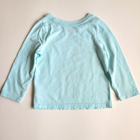 Cat & Jack Toddler Girl Bundle 4 Long Sleeved Graphic Tees size 18M - Picture 11 of 16